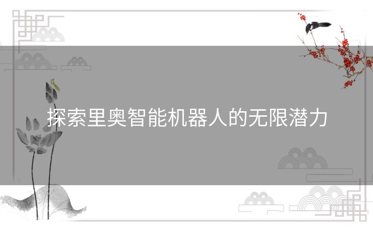 探索里奥智能机器人的无限潜力